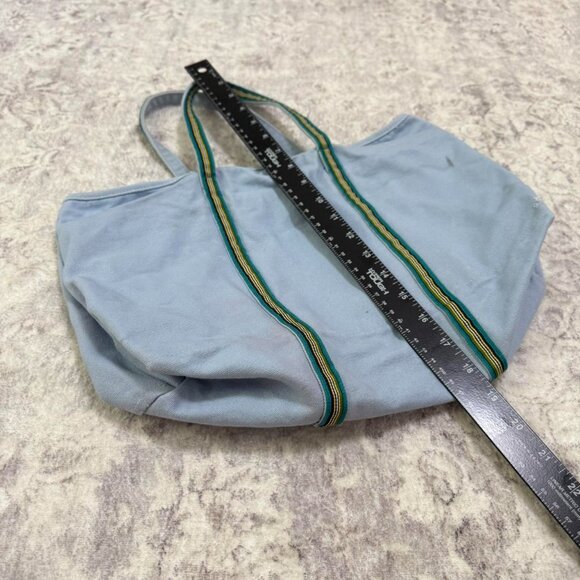 y2k Old Navy tote bag baby blue canvas purse - Picture 6 of 7